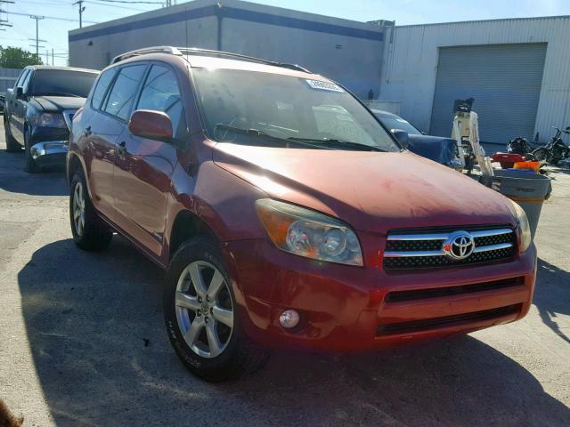 JTMBD31V876030864 - 2007 TOYOTA RAV4 LIMIT RED photo 1