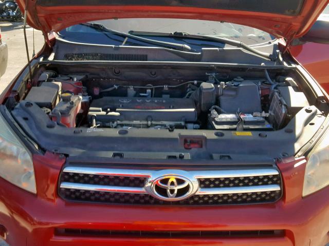 JTMBD31V876030864 - 2007 TOYOTA RAV4 LIMIT RED photo 7