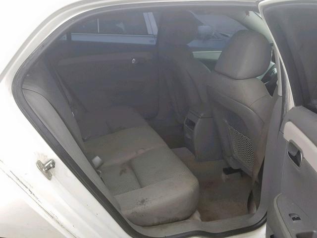 1G1ZC5E19BF304823 - 2011 CHEVROLET MALIBU 1LT თეთრი ფოტო 6