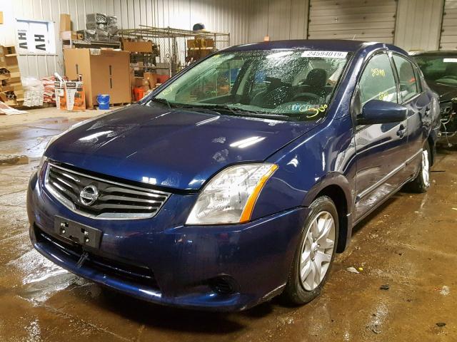 3N1AB6AP2CL675064 - 2012 NISSAN SENTRA 2.0 BLUE photo 2