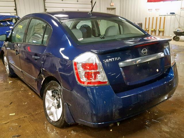 3N1AB6AP2CL675064 - 2012 NISSAN SENTRA 2.0 BLUE photo 3