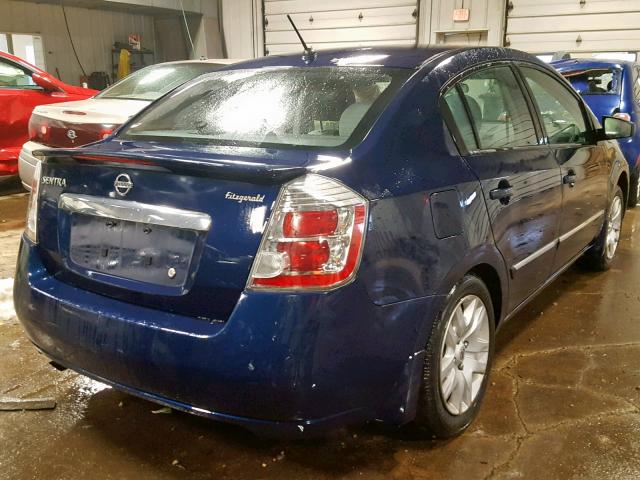 3N1AB6AP2CL675064 - 2012 NISSAN SENTRA 2.0 BLUE photo 4