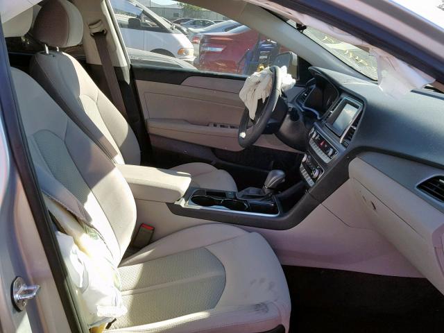 5NPE34AF2JH597518 - 2018 HYUNDAI SONATA SPO SILVER photo 5