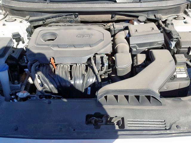 5NPE34AF2JH597518 - 2018 HYUNDAI SONATA SPO SILVER photo 7