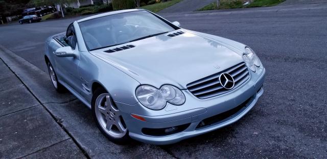 WDBSK74F03F039908 - 2003 MERCEDES-BENZ SL 55 AMG SILVER photo 1