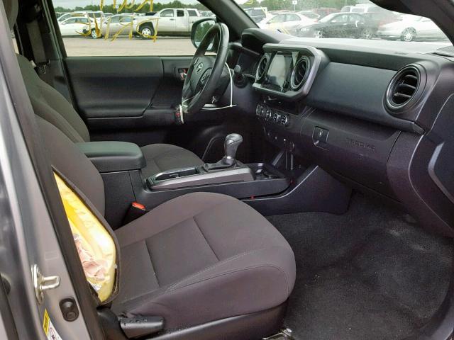 5TFCZ5AN9HX074305 - 2017 TOYOTA TACOMA DOU ვერცხლისფერი ფოტო 5