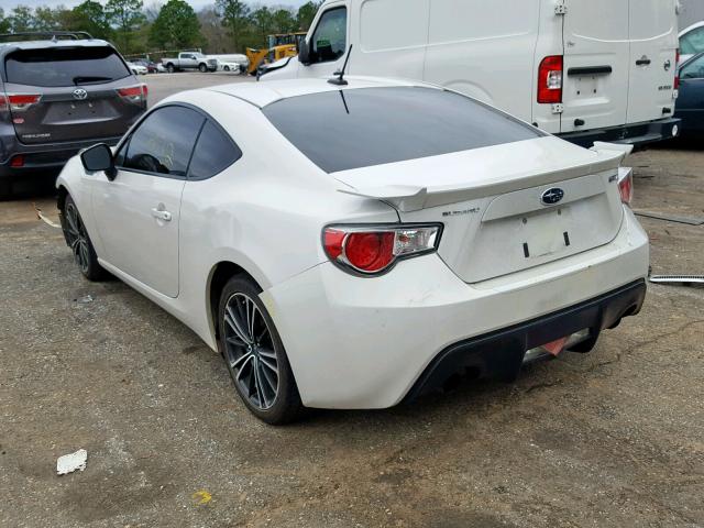 JF1ZCAC19D1602586 - 2013 SUBARU BRZ 2.0 LI WHITE photo 3