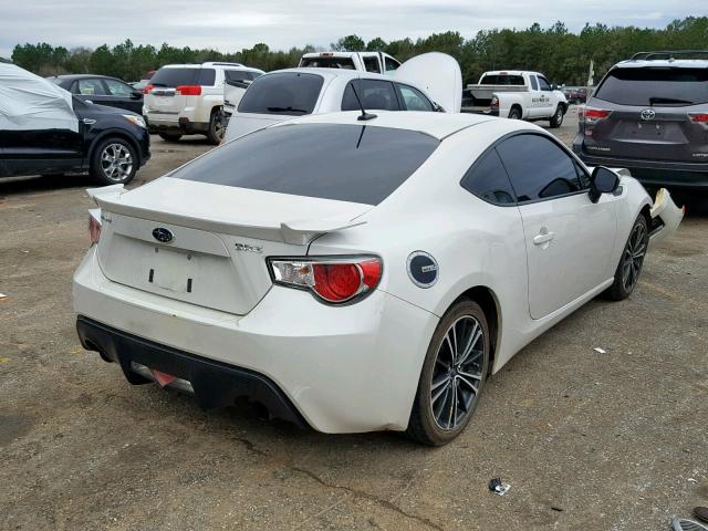 JF1ZCAC19D1602586 - 2013 SUBARU BRZ 2.0 LI WHITE photo 4