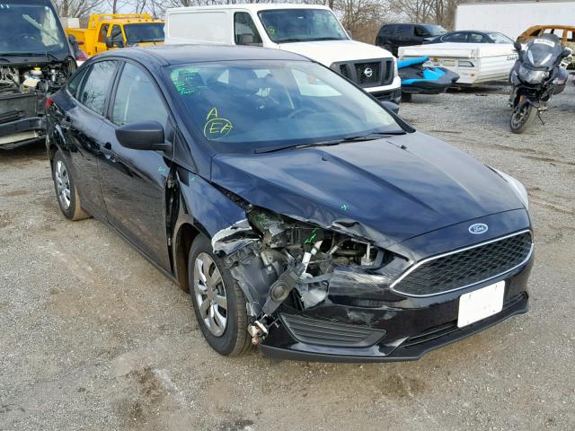 1FADP3E22GL323974 - 2016 FORD FOCUS S BLACK photo 1