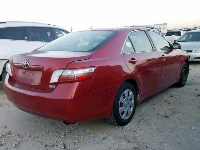 4T1BB46K79U075024 - 2009 TOYOTA CAMRY HYBR RED photo 4