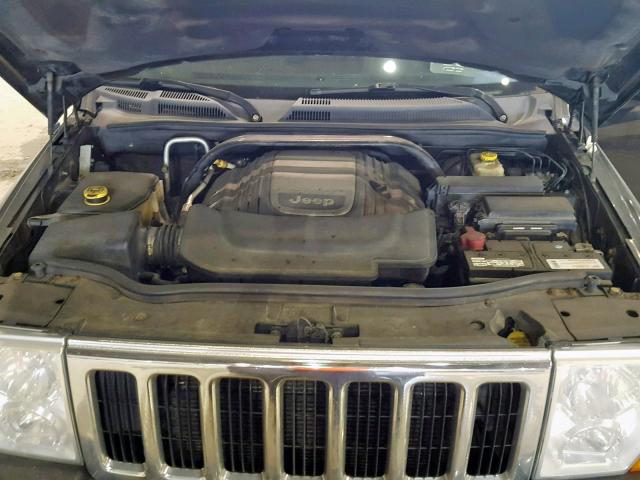 1J8HG58206C276437 - 2006 JEEP COMMANDER BLACK photo 7