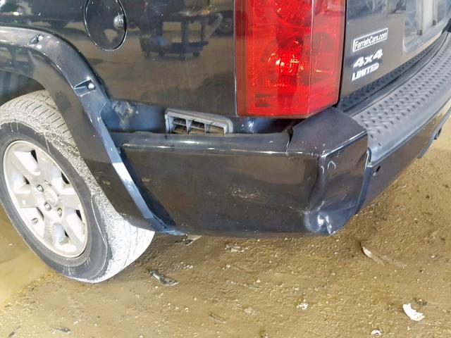1J8HG58206C276437 - 2006 JEEP COMMANDER BLACK photo 9