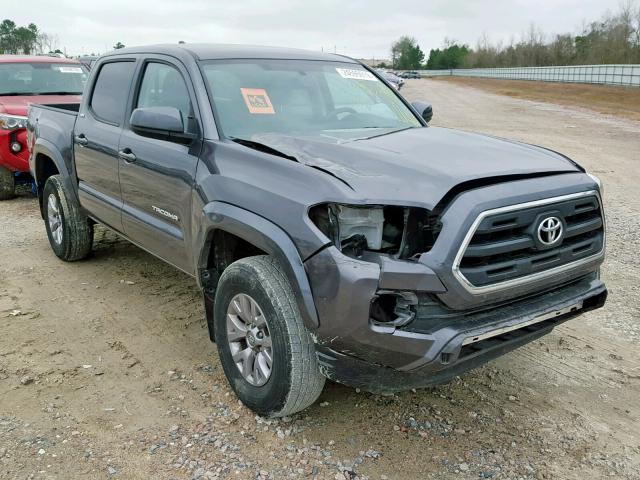 5TFAZ5CN3HX022883 - 2017 TOYOTA TACOMA DOU GRAY photo 1