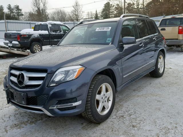 WDCGG0EB4EG292281 - 2014 MERCEDES-BENZ GLK 250 BL CHARCOAL photo 2