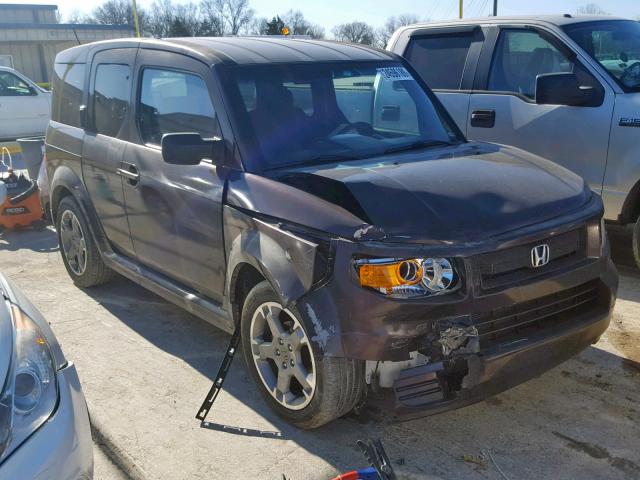 5J6YH18957L013799 - 2007 HONDA ELEMENT SC BURGUNDY photo 1