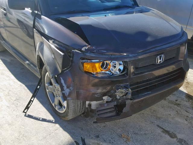 5J6YH18957L013799 - 2007 HONDA ELEMENT SC BURGUNDY photo 9