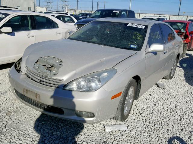 JTHBA30G145021726 - 2004 LEXUS ES 330 GOLD photo 2