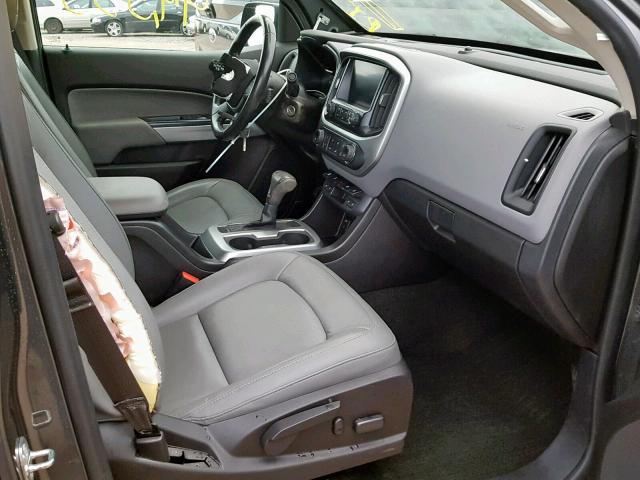1GCPTCE10G1363749 - 2016 CHEVROLET COLORADO L GRAY photo 5