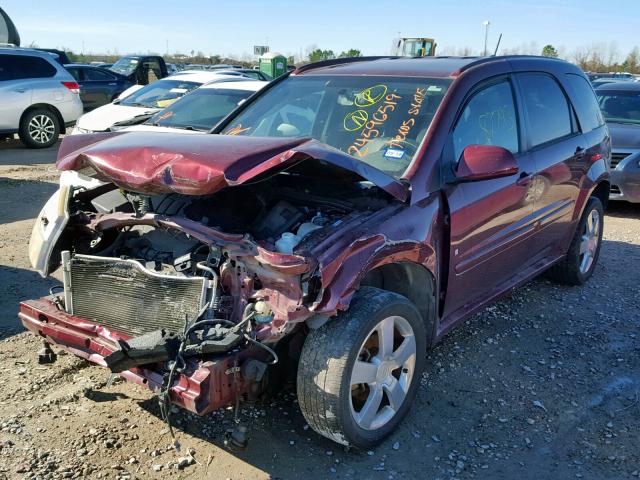 2CNDL937086286114 - 2008 CHEVROLET EQUINOX SP MAROON photo 2