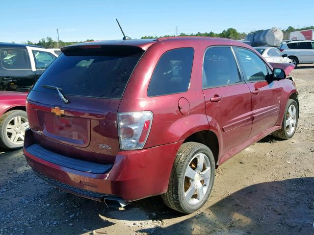 2CNDL937086286114 - 2008 CHEVROLET EQUINOX SP MAROON photo 4