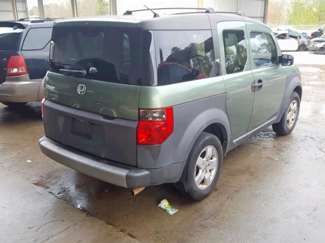 5J6YH18564L008474 - 2004 HONDA ELEMENT EX GREEN photo 4