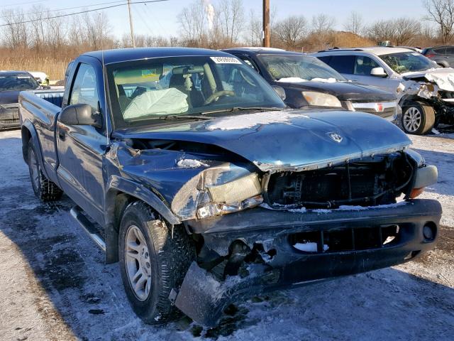 1D7FL16K24S699129 - 2004 DODGE DAKOTA SXT RED photo 1