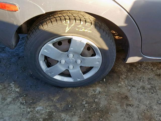 KL1TD666X8B148082 - 2008 CHEVROLET AVEO BASE Сұр фото 9