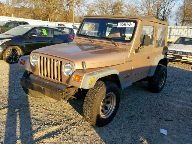 1J4FY29P0XP442626 - 1999 JEEP WRANGLER / GOLD photo 2