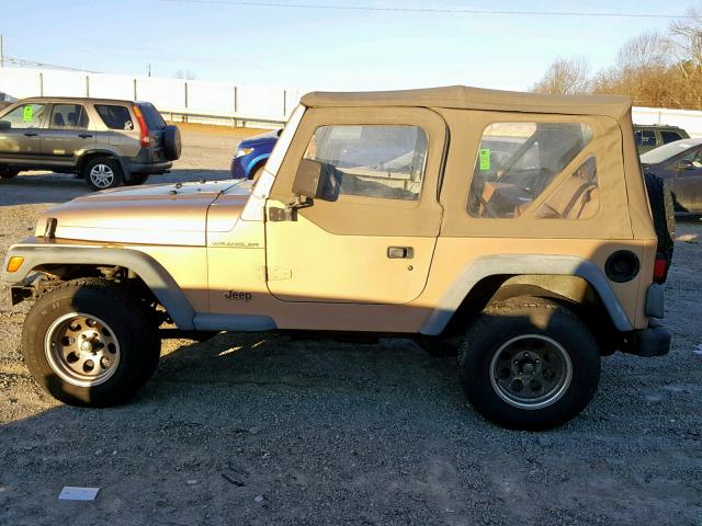 1J4FY29P0XP442626 - 1999 JEEP WRANGLER / GOLD photo 9