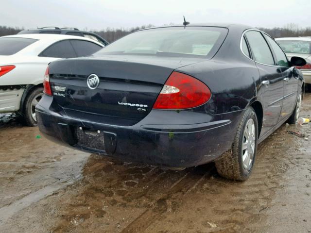 2G4WC582161277365 - 2006 BUICK LACROSSE C BLACK photo 4