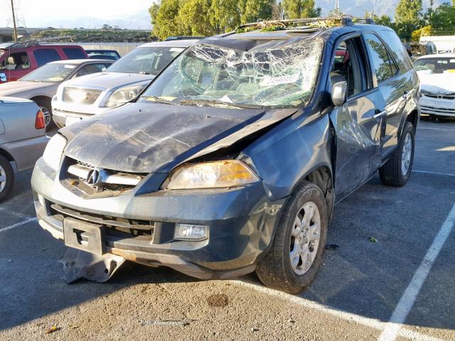 2HNYD18615H557261 - 2005 ACURA MDX TOURIN CHARCOAL photo 2