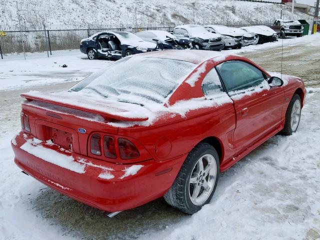 1FALP42X9VF123803 - 1997 FORD MUSTANG GT RED photo 4