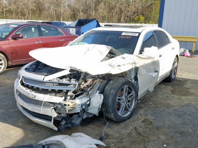 1G1ZG5E78CF190761 - 2012 CHEVROLET MALIBU LTZ WHITE photo 2