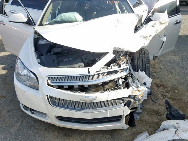 1G1ZG5E78CF190761 - 2012 CHEVROLET MALIBU LTZ WHITE photo 7