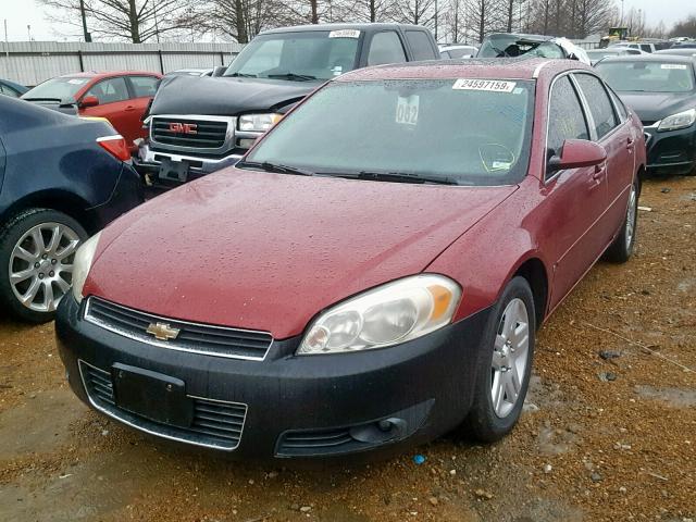 2G1WU581069381123 - 2006 CHEVROLET IMPALA LTZ BURGUNDY photo 2