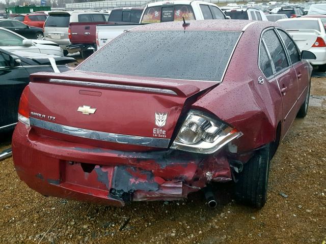 2G1WU581069381123 - 2006 CHEVROLET IMPALA LTZ BURGUNDY photo 4