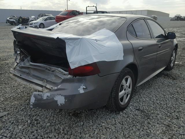 2G2WP552061276886 - 2006 PONTIAC GRAND PRIX GRAY photo 4
