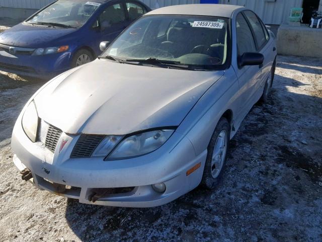 3G2JB52F04S109476 - 2004 PONTIAC SUNFIRE SL SILVER photo 2