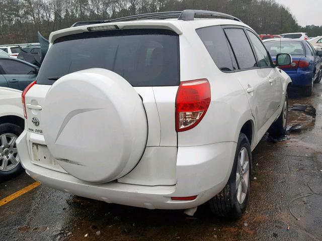 JTMZD31V385113236 - 2008 TOYOTA RAV4 LIMIT WHITE photo 4