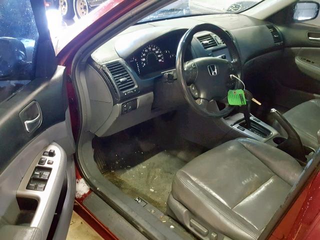 1HGCM66844A036776 - 2004 HONDA ACCORD EX MAROON photo 9