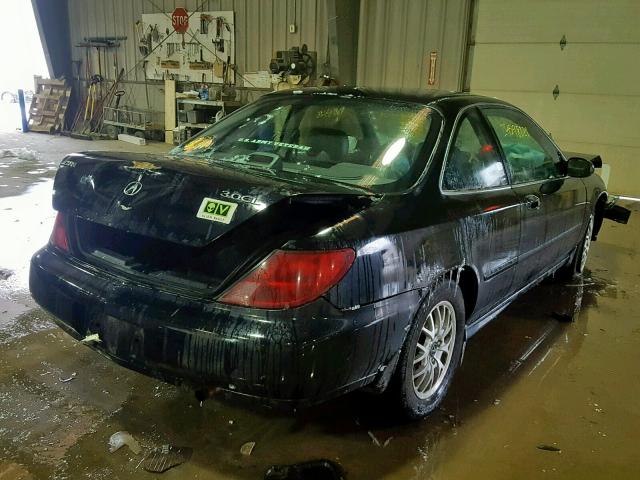 19UYA2257XL007543 - 1999 ACURA 3.0CL Czarny zdjęcie 4
