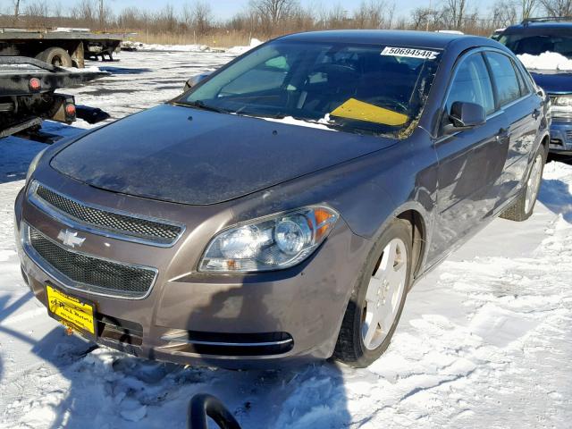 1G1ZD5E78AF139539 - 2010 CHEVROLET MALIBU 2LT GRAY photo 2