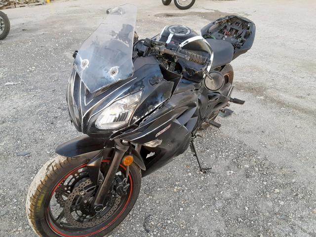 JKAEXEE12DDA12436 - 2013 KAWASAKI EX650 E WHITE photo 2