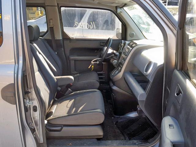 5J6YH28625L022484 - 2005 HONDA ELEMENT EX GRAY photo 5