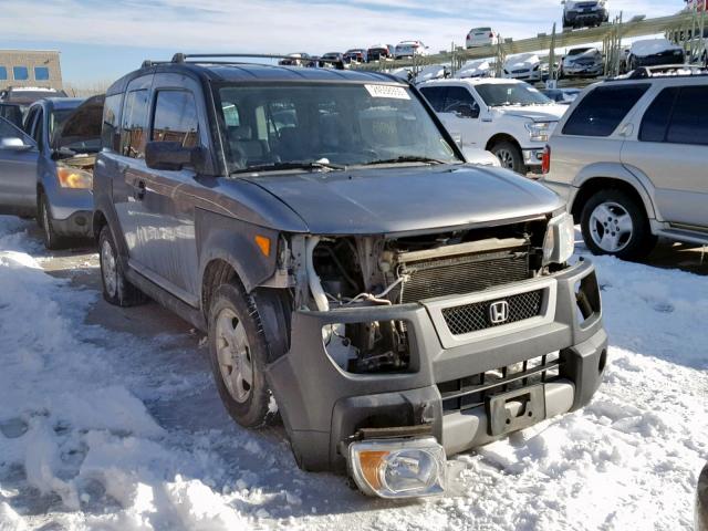 5J6YH28625L022484 - 2005 HONDA ELEMENT EX GRAY photo 9