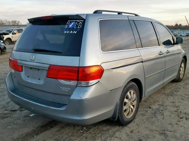 5FNRL3H56AB051473 - 2010 HONDA ODYSSEY EX BLUE photo 4