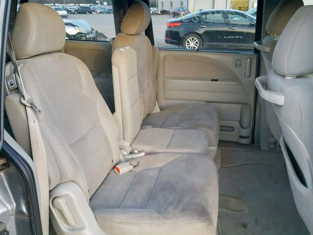 5FNRL3H56AB051473 - 2010 HONDA ODYSSEY EX BLUE photo 6