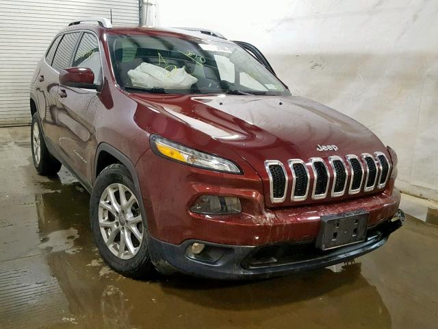 1C4PJMLX5JD601507 - 2018 JEEP CHEROKEE L MAROON photo 1