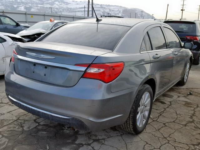 1C3CCBBB2DN505159 - 2013 CHRYSLER 200 TOURIN GRAY photo 4