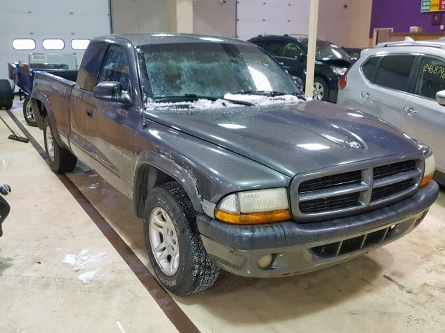 1B7GL32X52S539013 - 2002 DODGE DAKOTA SPO GRAY photo 1